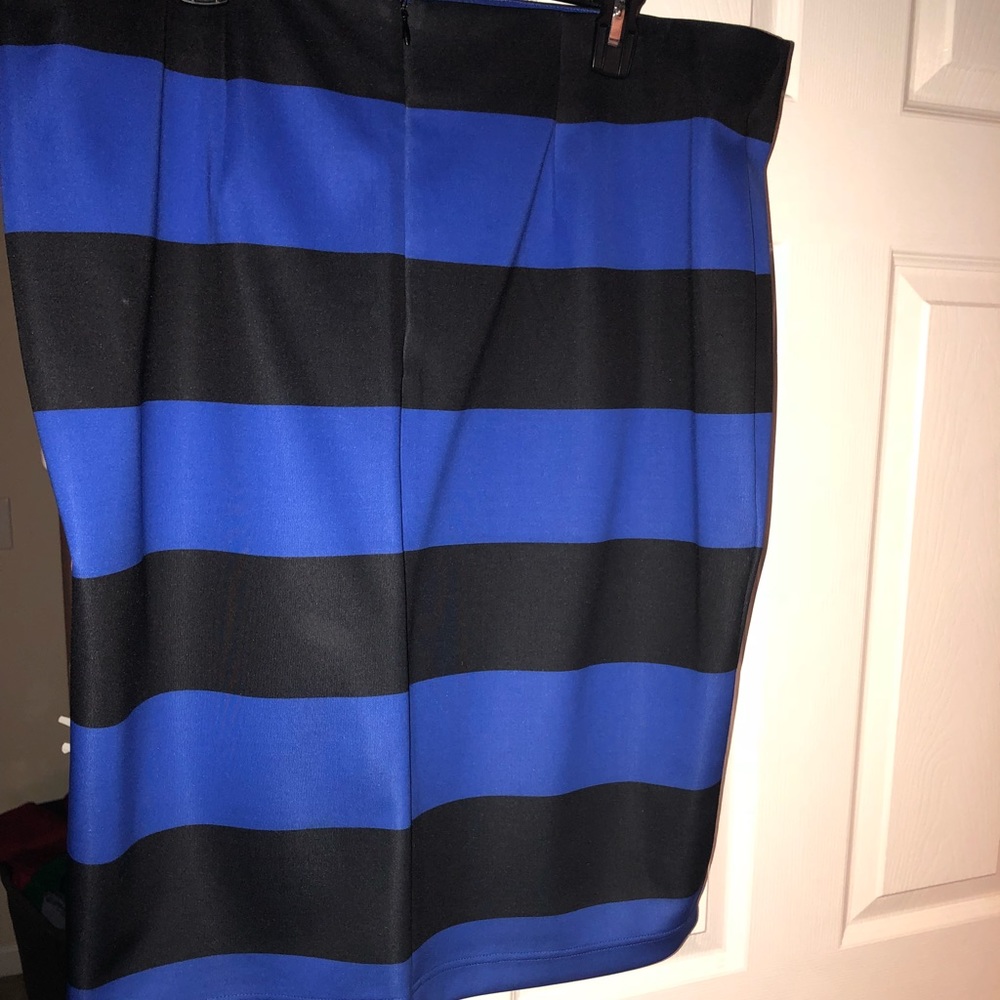 Navy and Black skirt. Great for work.